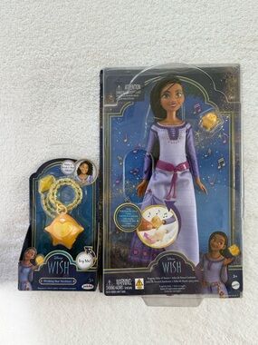 Bundle of Disney Wish Singing Doll with Lavender and Purple Gown